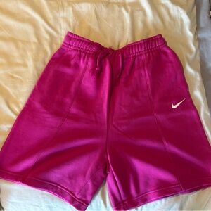 Nike Pink Athletic Shorts Lightweight Moisture-Wicking